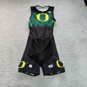 Oregon Ducks Sugoi Full Cycling Jersey Suit Adult‎ Size Small Padded